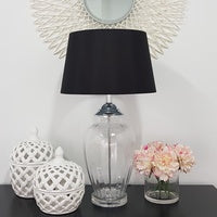 Addison Table Lamp All Glass Contemporary